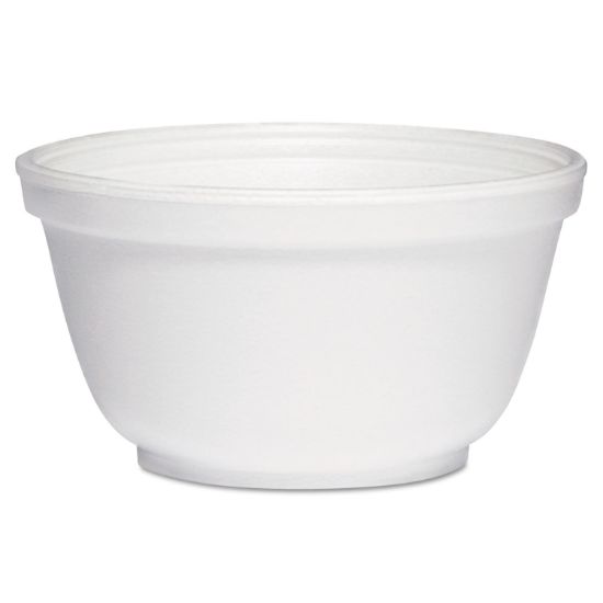 Picture of Dart® Foam Bowls, 10 Ounces, White, Round