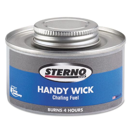 Picture of Sterno® Handy Wick Chafing Fuel, Can, Methanol, Four-Hour Burn, 24/Carton