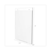 Picture of deflecto® Classic Image Single-Sided Wall Sign Holder, Plastic, 8 1/2 x 11 Insert, Clear