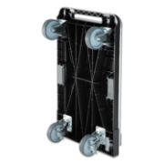 Picture of deflecto® Heavy-Duty Platform Cart, 500lb Capacity, 21w x 32 1/2d x 37 1/2h, Black