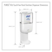 Picture of ES6 TOUCH FREE HAND SANITIZER DISPENSER, 1200 ML, 5.25" X 8.56" X 12.13", WHITE