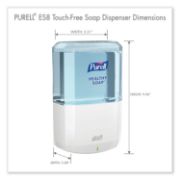 Picture of ES8 SOAP TOUCH-FREE DISPENSER, 1200 ML, 5.25" X 8.8" X 12.13", WHITE
