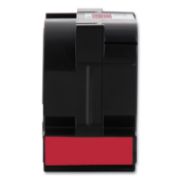 Picture of TZE STANDARD ADHESIVE LAMINATED LABELING TAPE, 1.4" X 26.2 FT, BLACK ON RED