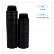 Picture of Boardwalk® Soufflé/Portion Cups, 2 oz, Polypropylene, Black, 2500/Carton