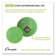 Picture of Champion Sports Playground Ball Set, Nylon, Assorted Colors, 6/Set
