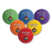 Picture of Champion Sports Playground Ball Set, Nylon, Assorted Colors, 6/Set