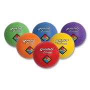 Picture of Champion Sports Playground Ball Set, Nylon, Assorted Colors, 6/Set