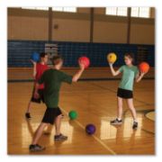 Picture of Champion Sports Playground Ball Set, Nylon, Assorted Colors, 6/Set