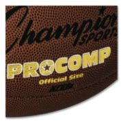 Picture of Champion Sports Pro Composite Football, Official Size, 22", Brown
