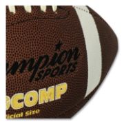 Picture of Champion Sports Pro Composite Football, Official Size, 22", Brown