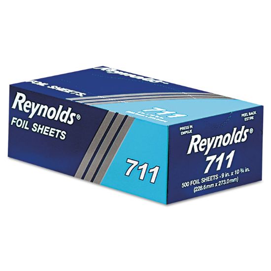 Picture of Reynolds Wrap® Pop-Up Interfolded Aluminum Foil Sheets, 9 x 10 3/4, Silver, 3000 Sheet/Carton 6 Boxes/Carton