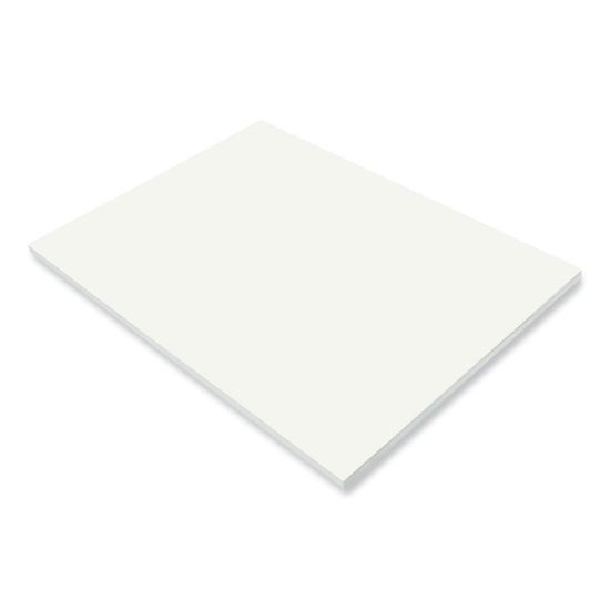Picture of SunWorks® Construction Paper, 58 lbs., 18 x 24, White, 50 Sheets/Pack