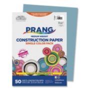 Picture of SunWorks® Construction Paper, 58 lbs., 9 x 12, Sky Blue, 50 Sheets/Pack