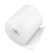 Picture of Single Ply Cash Register/POS Rolls, 3" x 150 ft., White, 50/Carton