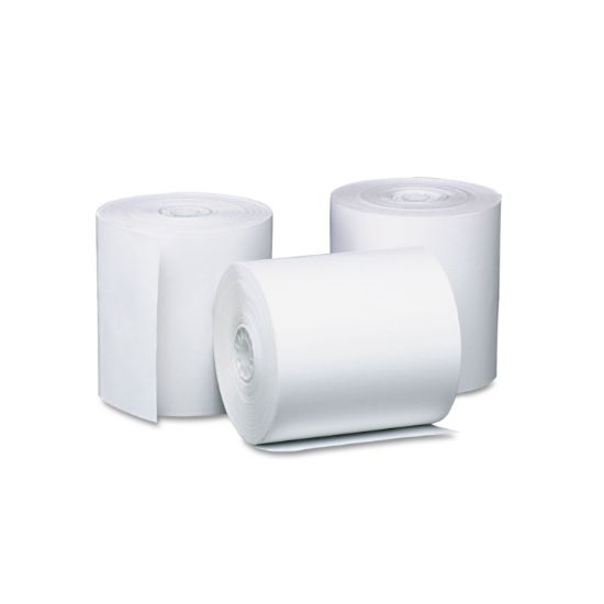 Picture of Single Ply Thermal Cash Register/POS Rolls, 3 1/8" x 119 ft., White, 50/CT