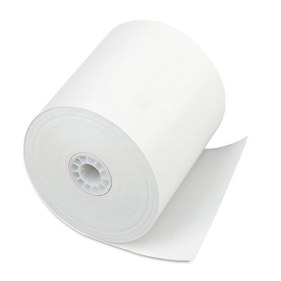 Picture of Single Ply Thermal Cash Register/POS Rolls, 3" x 225 ft., White, 24/CT