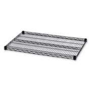 Picture of Alera® Industrial Wire Shelving Extra Wire Shelves, 36w x 24d, Black, 2 Shelves/Carton