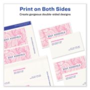 Picture of Avery® Print-to-the-Edge Microperf Business Cards, Color Laser, 2 x 3 1/2, Wht, 160/Pk