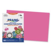 Picture of SunWorks® Construction Paper, 58 lbs., 12 x 18, Hot Pink, 50 Sheets/Pack