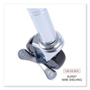 Picture of Alera® Optional Casters For Wire Shelving, 125 lbs./Caster, Black, 4/Set