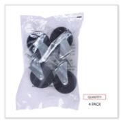 Picture of Alera® Optional Casters For Wire Shelving, 125 lbs./Caster, Black, 4/Set