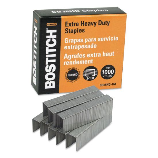 Picture of Bostitch® Heavy-Duty Premium Staples, 3/16" Leg Length, 1000/Box