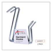 Picture of Alera® Single Sided Partition Garment Hook, Silver, Steel, 2/PK