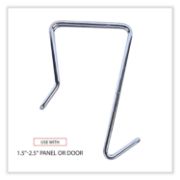 Picture of Alera® Single Sided Partition Garment Hook, Silver, Steel, 2/PK