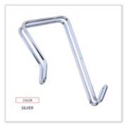 Picture of Alera® Single Sided Partition Garment Hook, Silver, Steel, 2/PK