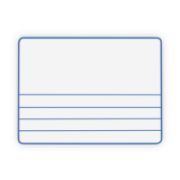 Picture of Chenille Kraft® Student Dry-Erase Boards, 12 x 9, Blue/White, 10/Set