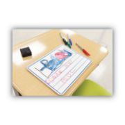 Picture of Chenille Kraft® Student Dry-Erase Boards, 12 x 9, Blue/White, 10/Set