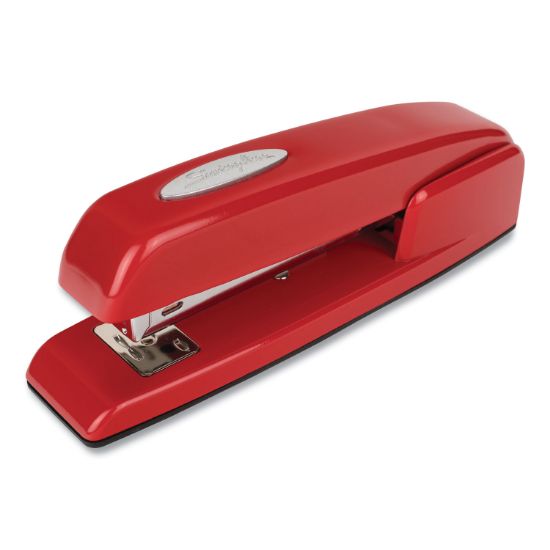 Picture of Swingline® 747 Business Full Strip Desk Stapler, 25-Sheet Capacity, Rio Red