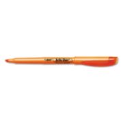 Picture of BIC® Brite Liner Highlighter, Chisel Tip, Fluorescent Orange, Dozen