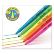 Picture of BIC® Brite Liner Highlighter, Chisel Tip, Fluorescent Pink, Dozen
