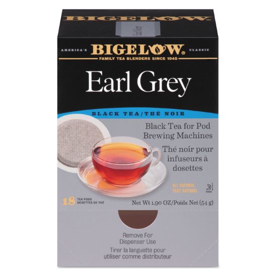 Picture of Bigelow® Earl Grey Black Tea Pods, 1.90 oz, 18/Box