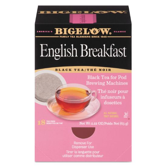 Picture of Bigelow® English Breakfast Tea Pods, 1.90 oz, 18/Box