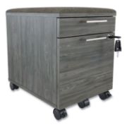 Picture of Union & Scale™ Prestige Two-Drawer Mobile Pedestal File, 15.6 x 21 x 20.7, Gray