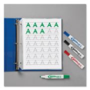 Picture of Avery® Marks-A-Lot Desk-Style Dry Erase Marker, Chisel Tip, Assorted, 4/Set