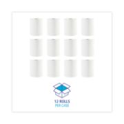 Picture of Boardwalk® Hardwound Paper Towels, 1-Ply, 8" x 600ft, White, 2" Core, 12 Rolls/Carton
