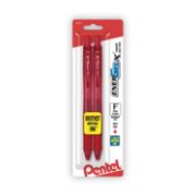 Picture of Pentel® EnerGel-X Retractable Roller Gel Pen, .5mm, Red Barrel/Ink, Dozen