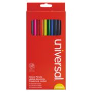 Picture of Universal™ Woodcase Colored Pencils, 3 mm, 24 Assorted Colors, 24 per pack