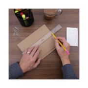 Picture of Universal® Acrylic Plastic Ruler, 12", Clear