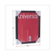 Picture of Universal® All Purpose Document Frame, 8 1/2 x 11 Insert, Black, 3/Pack
