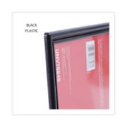 Picture of Universal® All Purpose Document Frame, 8 1/2 x 11 Insert, Black, 3/Pack