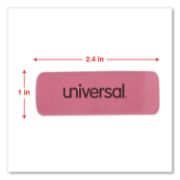 Picture of Universal® Bevel Block Erasers, 20/Pack