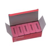Picture of Universal® Bevel Block Erasers, 20/Pack