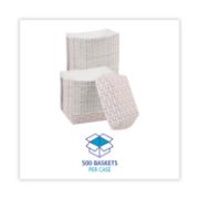 Picture of Boardwalk® Paper Food Baskets, 2.5lb Capacity, Red/White, 500/Carton