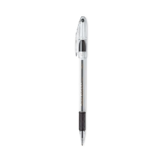 Picture of Pentel® R.S.V.P. Stick Ballpoint Pen, 1mm, Translucent Barrel, Black Ink, 24/Pack