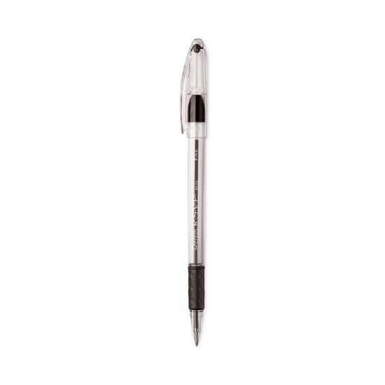 Picture of Pentel® R.S.V.P. Stick Ballpoint Pen, .7mm, Translucent Barrel, Black Ink, 24/Pack
