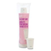 Picture of Perk™ White Paper Hot Cups, 8 oz, 100/Pack